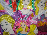 detail of barbie aart traces, multimedia